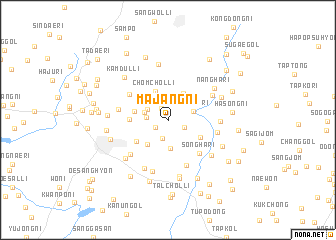 map of Majang-ni