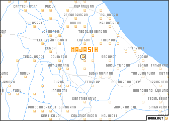map of Majasih