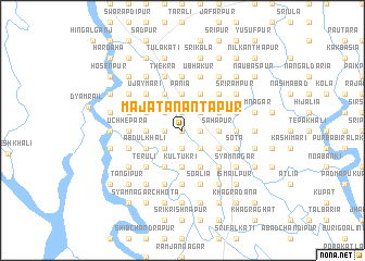 map of Mājāt Anantapur