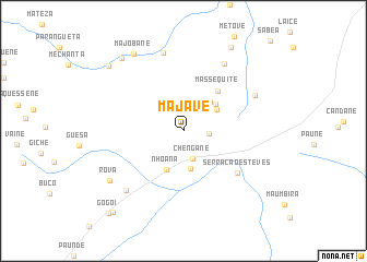 map of Majave