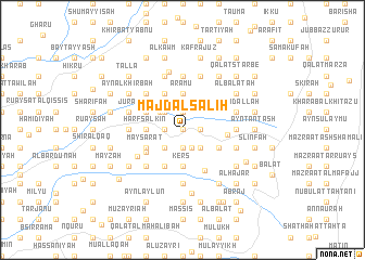 map of Majdal Şāliḩ