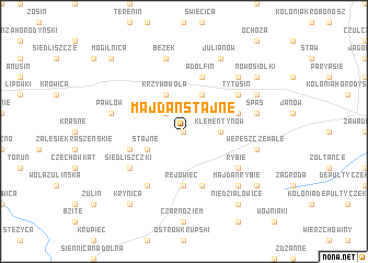 map of Majdan Stajne