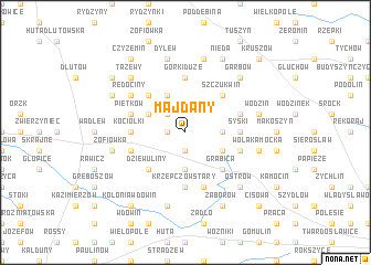 map of Majdany