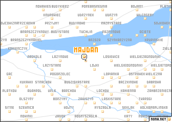 map of Majdan