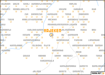 map of Majeken