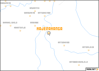 map of Majeramanga