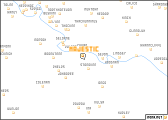 map of Majestic