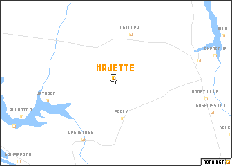 map of Majette
