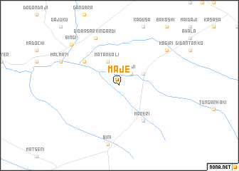 map of Maje