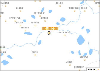 map of Mājgrām