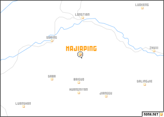 map of Majiaping