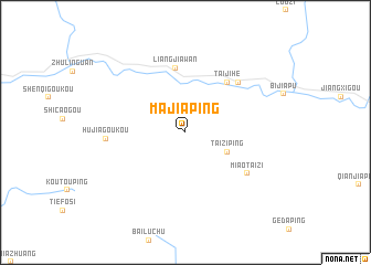 map of Majiaping