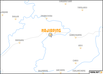 map of Majiaping