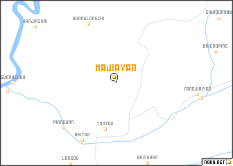 map of Majiayan