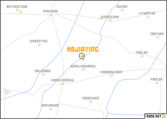 map of Majiaying