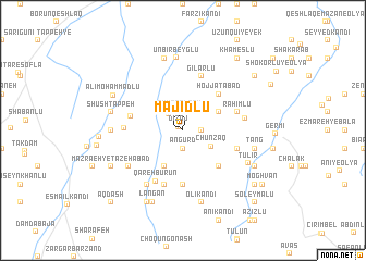 map of Majīdlū