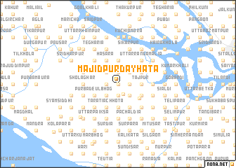 map of Majidpur Dayhāta