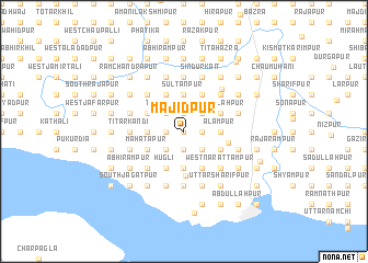 map of Majīdpur