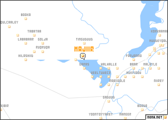 map of Majiir