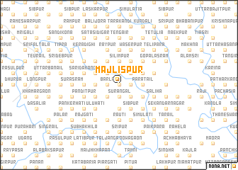 map of Majlispur