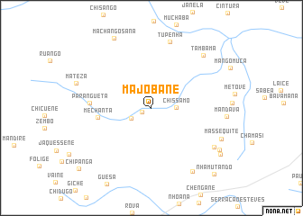 map of Majobane