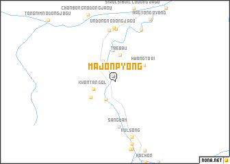 map of Majŏnp\