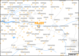 map of Majŏn