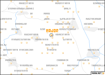 map of Major