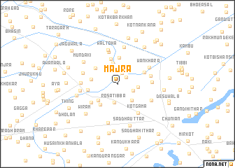 map of Mājra