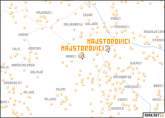map of Majstorovići
