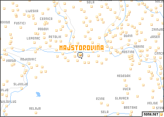 map of Majstorovina