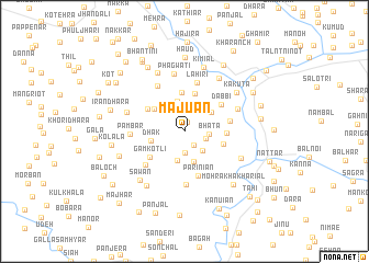 map of Majuān