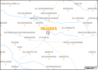 map of Majuges