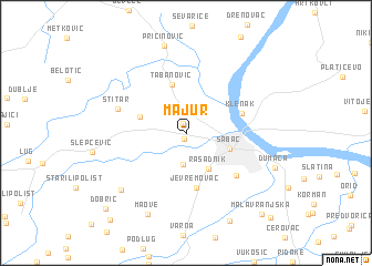 map of Majur