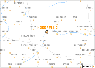 map of Maka Bella