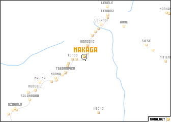 map of Makaga