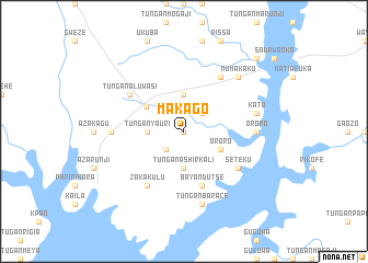 map of Makago