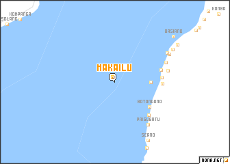 map of Makailu