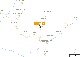 map of Makaka