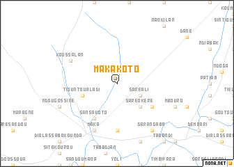 map of Makakoto