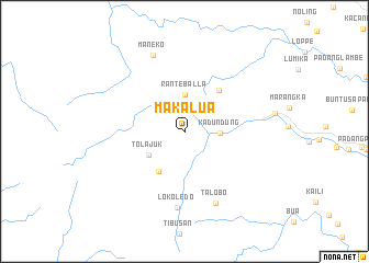 map of Makalua