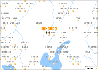 map of Makanda