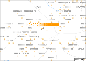 map of Makandiambougouni