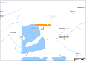map of Makandja