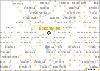 map of Makandura