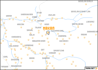 map of Makān