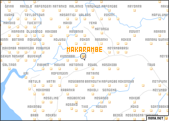 map of Makarambe