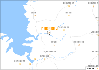 map of Makarau