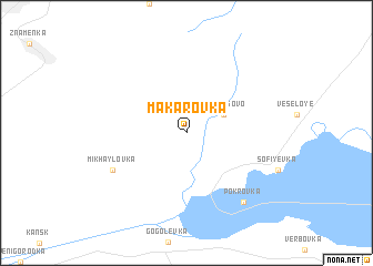 map of Makarovka