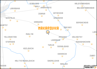 map of Makarovka